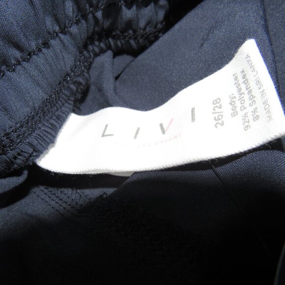 LIVI for Lane Bryant Navy Drawstring Cargo Pants • 26/28 • Plus‑Size Athleisure - Picture 5 of 8